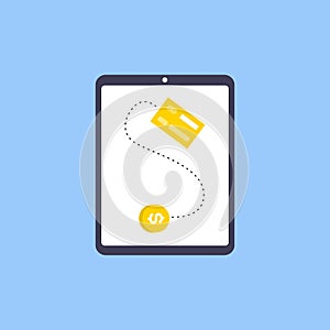 Online payment concept illustration vector