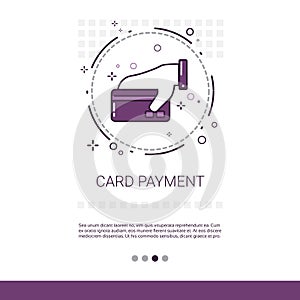 Online Payment Credit Card Service Mobile Transaction Banner