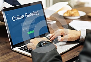 Online Payment Internet Banking Concept