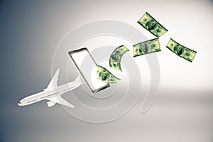 Online payment for plane tickets