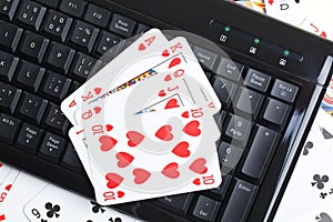 Online poker gambling