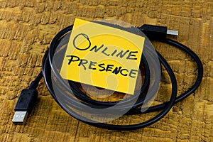 Online presence internet marketing media social network web