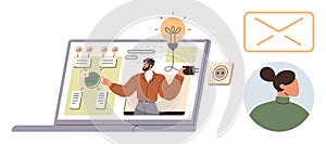 Online Presentation with Creative Ideas and Collaborative Tools for Remote Teamwork