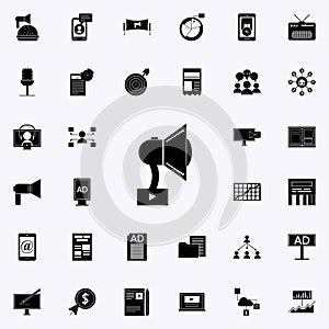 online promotion icon. Digital Marketing icons universal set for web and mobile