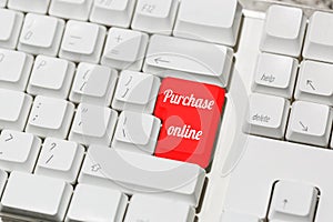 Online purchasing concept