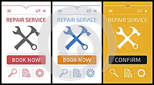 Online Repair Service App - Smartphone Screens