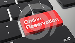 Online reservation concept