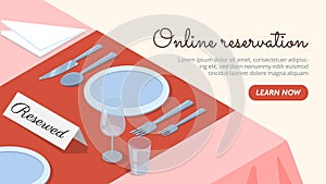 Online reservation concept