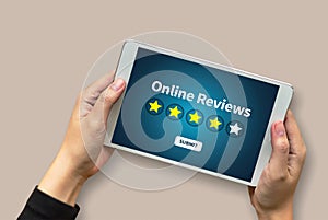 Online Reviews Evaluation time for review Inspection Assessment