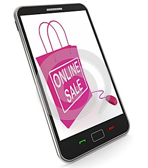 Online Sale Bag Shows Selling and Buying on the Internet