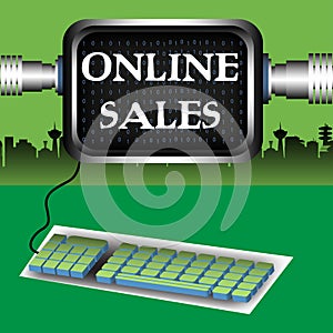 Online sales theme