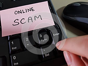 Online Scam Awareness. Scam alert. Phishing Scams