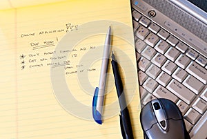 Online School Application Reminder