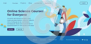 Online science courses for everyone, education