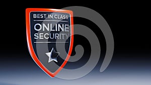 Online security 3D shield design
