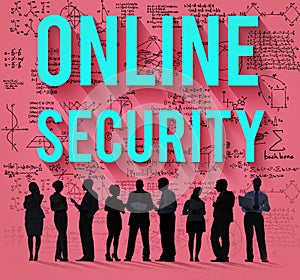 Online Security Protection Privacy Data Concept