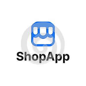 Online Shop Ecommerce Retail App Logo