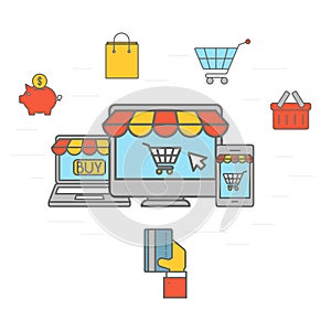 Online shopping communication