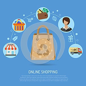 Online Shopping Concept