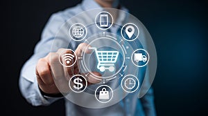 Online Shopping and E-commerce Concept