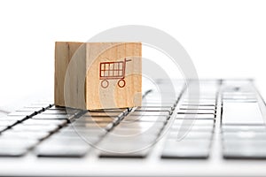 Online shopping and e-commerce concept photo