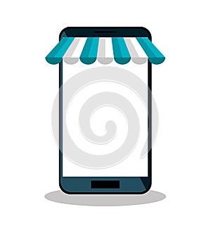 online shopping e-commerce isolated