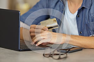 online shopping in internet concept