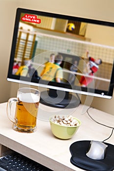 Online sport watching