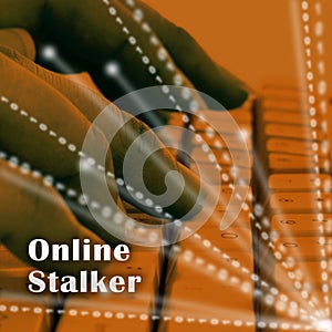 Online Stalker Evil Faceless Bully 3d Illustration