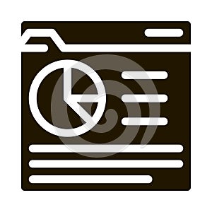 Online Statistician Analysis Icon Vector