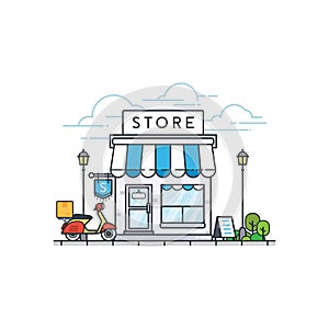 Online store building