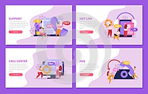 Online Support Banners