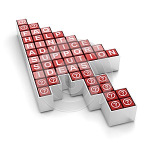 Online support concept