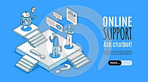 Online Support Horizontal Banner