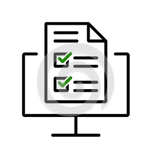 Computer online application icon