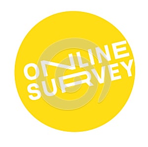 Online Survey label