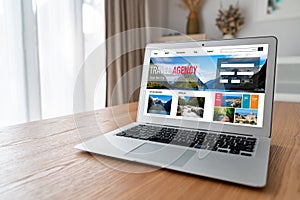 Online travel agency website for modish search and travel planning