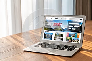 Online travel agency website for modish search and travel planning