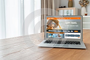 Online travel agency website for modish search and travel planning