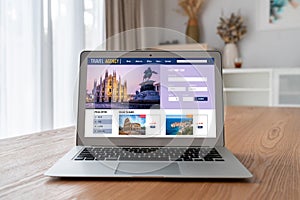 Online travel agency website for modish search and travel planning