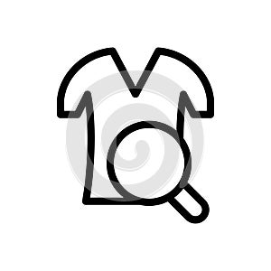 Online vector thin line icon