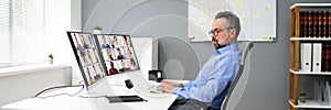 Online Video Conference Call