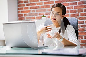 Online Video Conference Elearning Call