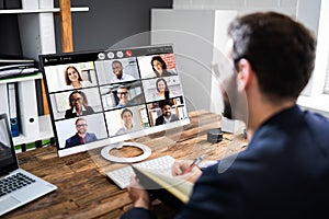 Online Video Conference Interview Meeting