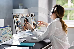 Online Video Conference Virtual Meeting