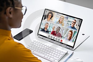 Online Video Conference Webinar Call