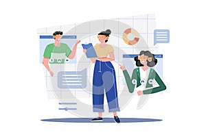 Online Video Meeting In The Metaverse