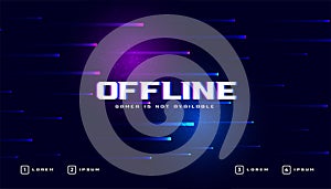 online web gaming twitch banner for esport streamer