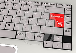 Onlineshop Keyboard