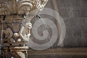Onofrio Fountain in Dubrovnik